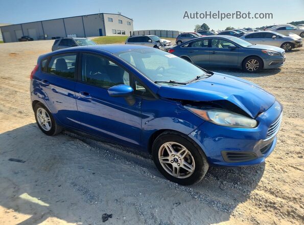 3FADP4EJ9JM135648 2018 FORD FIESTA Синий Передняя правая четверть