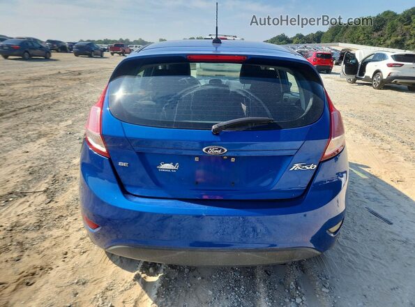 3FADP4EJ9JM135648 2018 FORD FIESTA Синий Вид сзади