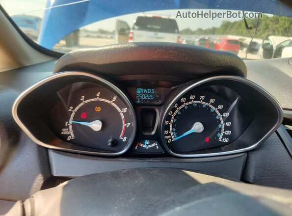 3FADP4EJ9JM135648 2018 FORD FIESTA Синий Вид щитка приборов