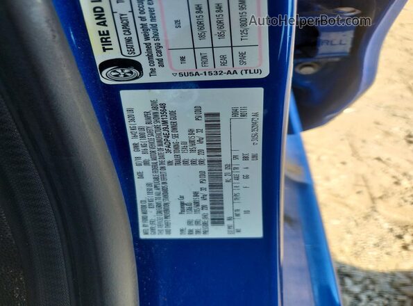 3FADP4EJ9JM135648 2018 FORD FIESTA Синий Вид подкапотного пространства