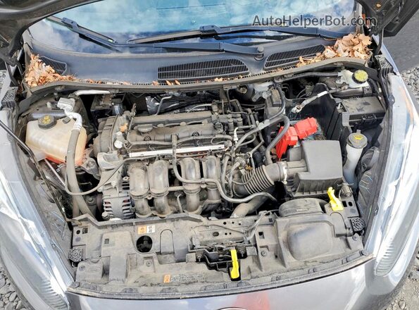 3FADP4EJXHM122871 2017 FORD FIESTA Угольный Вид задней части салона