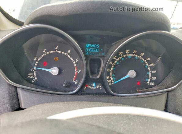 3FADP4EJXHM122871 2017 FORD FIESTA Угольный Вид щитка приборов