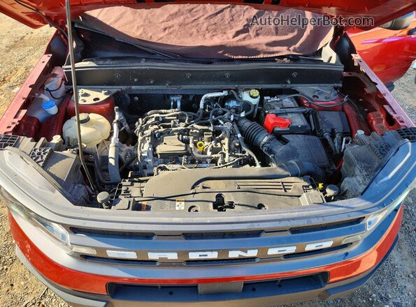 3FMCR9B60PRD60710 2023 FORD BRONCO Orange Widok komory silnika