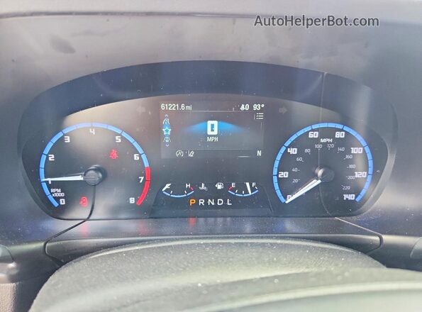 3FMCR9B65PRD25323 2023 FORD BRONCO Red Instrument cluster view