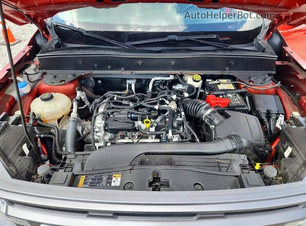 3FMCR9B65PRD25323 2023 FORD BRONCO Red Engine compartment view