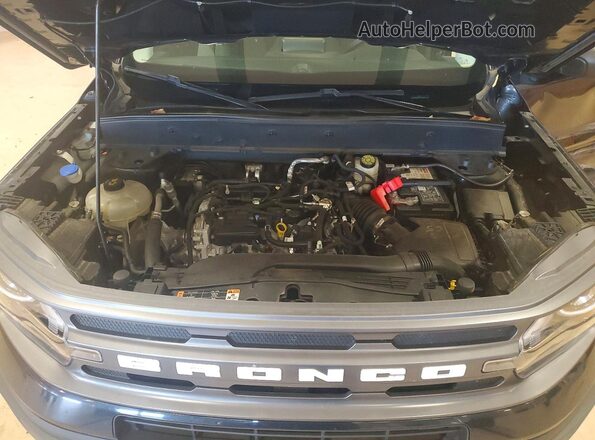 3FMCR9B66MRA99823 2021 FORD BRONCO Blue Widok komory silnika