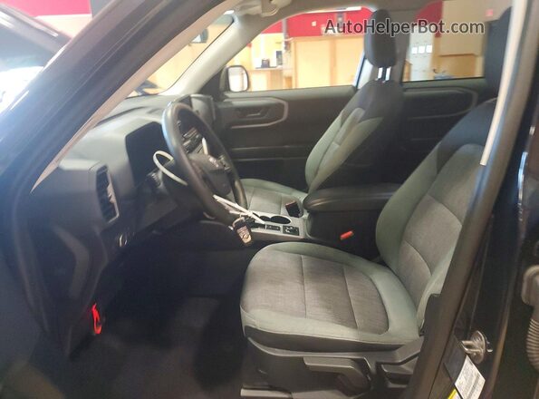 3FMCR9B66MRA99823 2021 FORD BRONCO Blue Widok wnętrza z przodu