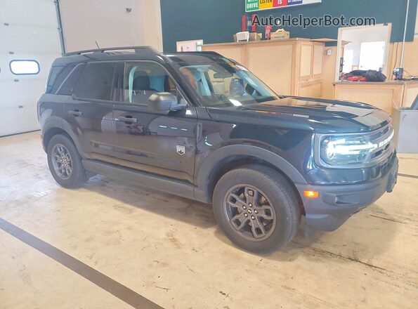 3FMCR9B66MRA99823 2021 FORD BRONCO Blue Przód prawy