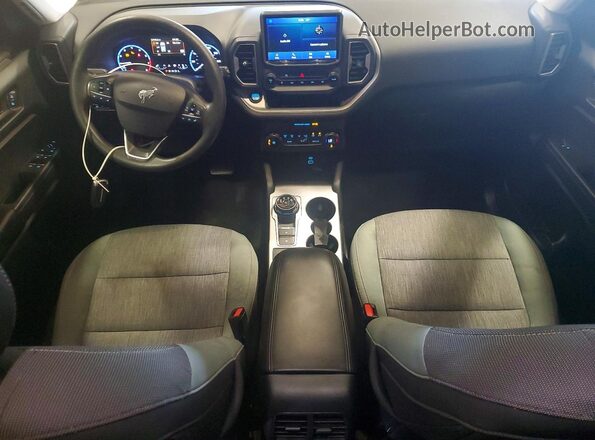 3FMCR9B66MRA99823 2021 FORD BRONCO Blue Widok deski rozdzielczej