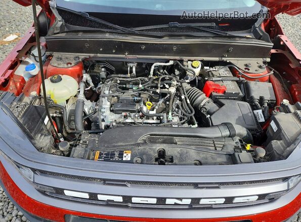 3FMCR9B66PRD65376 2023 FORD BRONCO Orange Engine compartment view