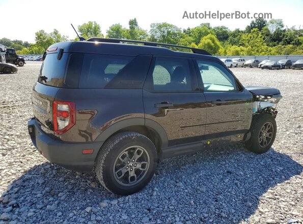 3FMCR9B69MRA70929 2021 FORD BRONCO Коричневый Задняя правая четверть
