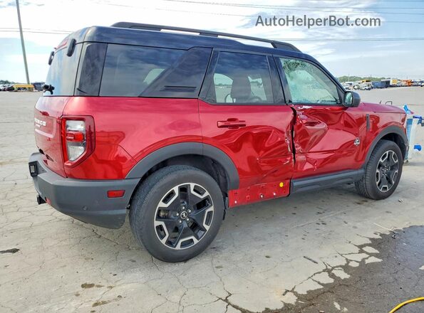 3FMCR9C65MRA37442 2021 FORD BRONCO Red Задня права чверть