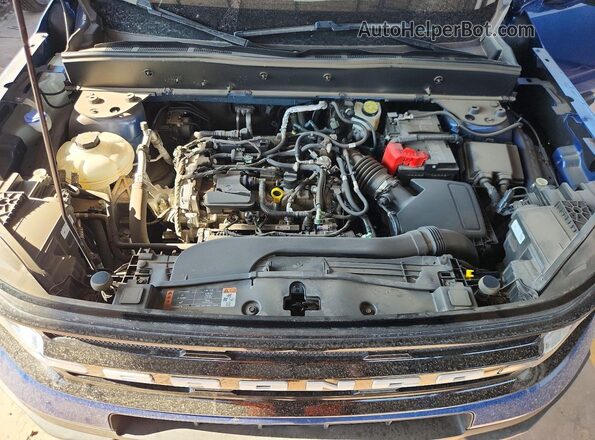 3FMCR9C65RRF28732 2024 FORD BRONCO Blue Widok komory silnika