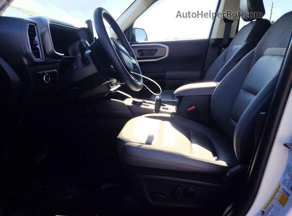 3FMCR9DA4SRF61584 2025 FORD BRONCO White Widok wnętrza z przodu