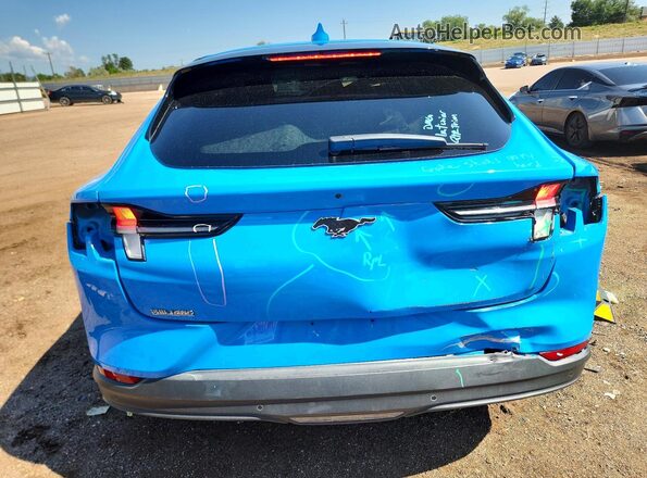 3FMTK1SS2NMA19113 2022 FORD MUSTANG Blue Հետևի տեսք