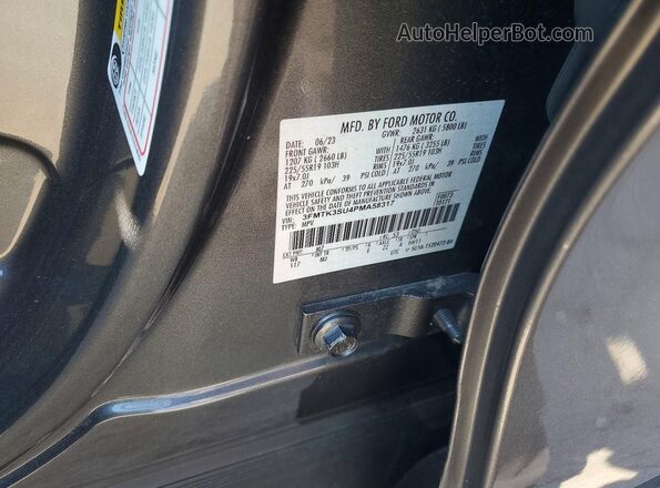 3FMTK3SU4PMA58317 2023 FORD MUSTANG Silver Вид підкапотного простору