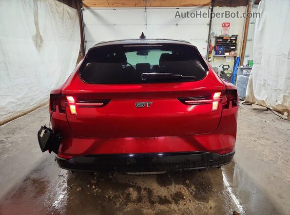 3FMTK4SE4NMA09789 2022 FORD MUSTANG Red Widok z tyłu