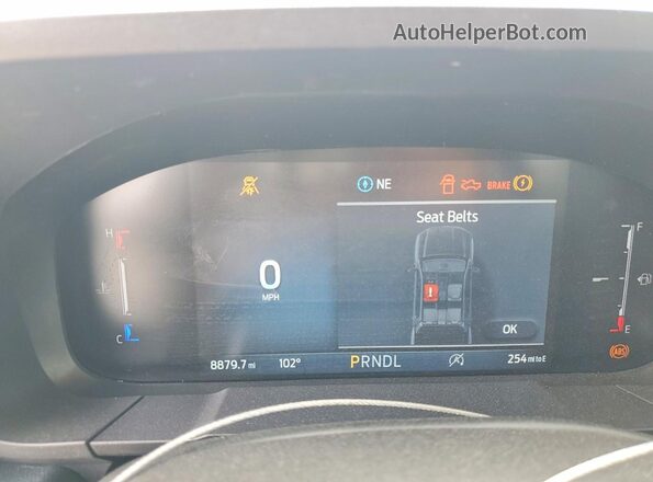 3FTTW8BA2SRA30751 2025 FORD MAVERICK Белый Вид щитка приборов