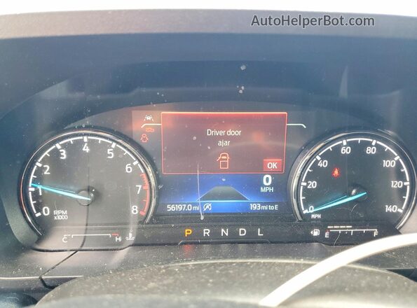 3FTTW8C98RRA85512 2024 FORD MAVERICK Black Вид щитка приладів