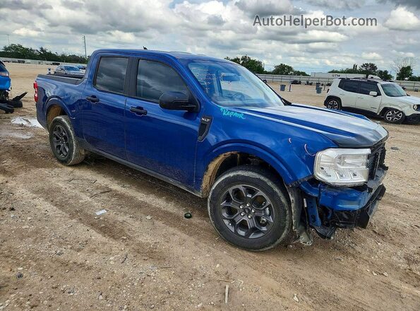 3FTTW8E31PRA64698 2023 FORD MAVERICK Синий Передняя правая четверть