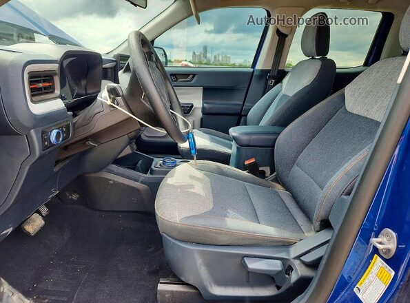 3FTTW8E31PRA64698 2023 FORD MAVERICK Синий Вид салона спереди