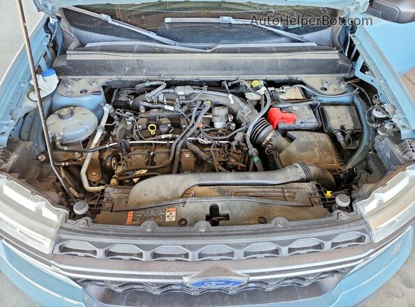 3FTTW8E97NRA72130 2022 FORD MAVERICK Blue უკანა სალონის ხედი