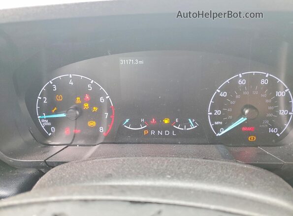 3FTTW8F93PRA38591 2023 FORD MAVERICK Желтый Вид щитка приборов