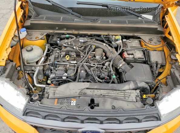 3FTTW8F93PRA38591 2023 FORD MAVERICK Желтый Вид задней части салона