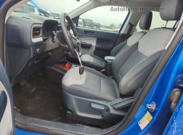 3FTTW8F96NRA99141 2022 FORD MAVERICK Синий Вид салона спереди