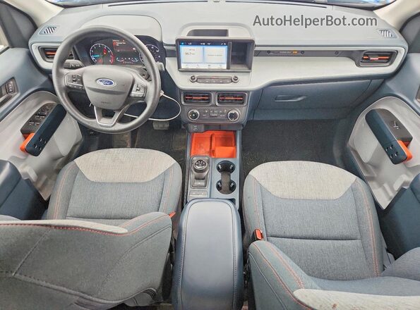 3FTTW8F96NRA99141 2022 FORD MAVERICK Синий Вид панели приборов