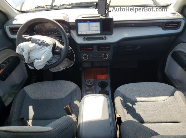 3FTTW8F97PRA43387 2023 FORD MAVERICK White Widok deski rozdzielczej