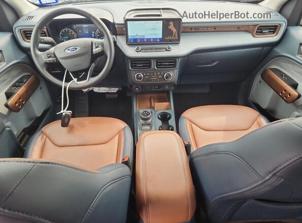 3FTTW8F9XPRA20234 2023 FORD MAVERICK Синий Вид панели приборов