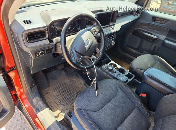 3FTTW8G9XPRA52809 2023 FORD MAVERICK Maroon წინა პანელის ხედი