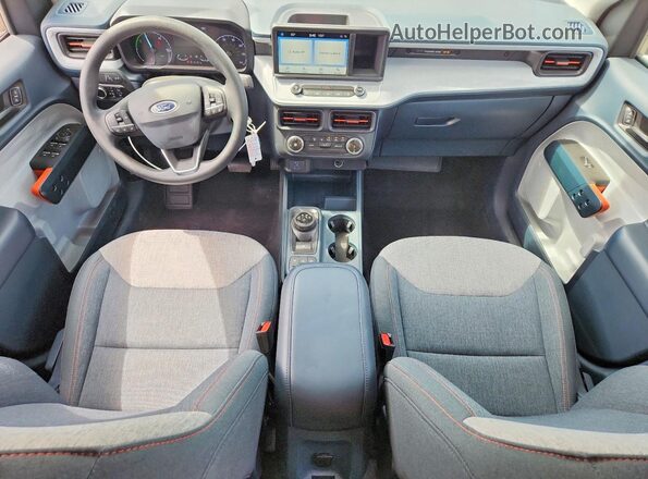 3FTTW8H30RRA73293 2024 FORD MAVERICK White Вид панелі приладів