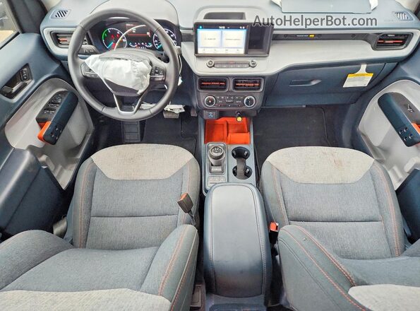 3FTTW8H35RRA93314 2024 FORD MAVERICK Gray Widok deski rozdzielczej