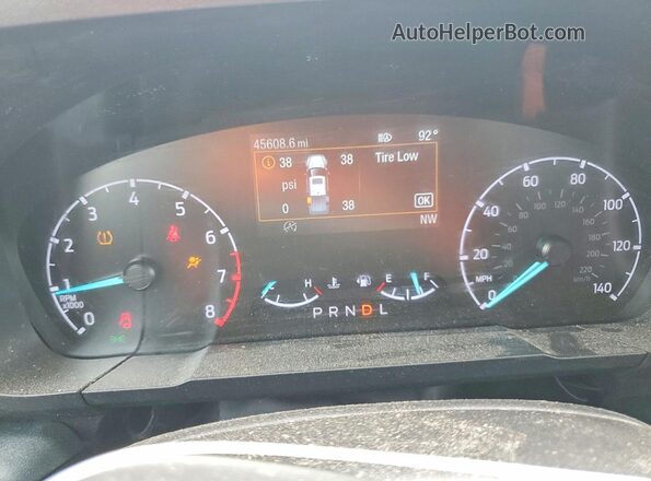 3FTTW8H91RRA47242 2024 FORD MAVERICK Black Вид щитка приладів