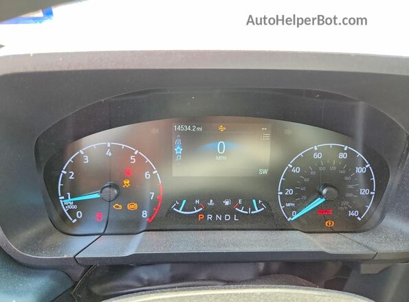3FTTW8J93RRB26597 2024 FORD MAVERICK Silver Вид щитка приладів