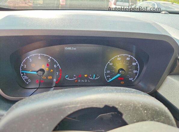 3FTTW8J9XRRB71679 2024 FORD MAVERICK Blue Widok zestawu wskaźników