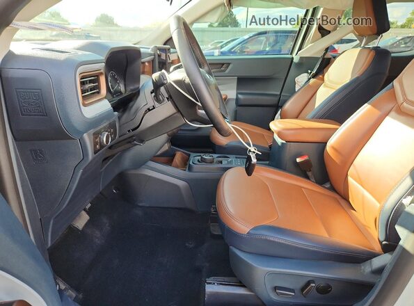 3FTTW8M31RRA68514 2024 FORD MAVERICK Gray Widok wnętrza z przodu