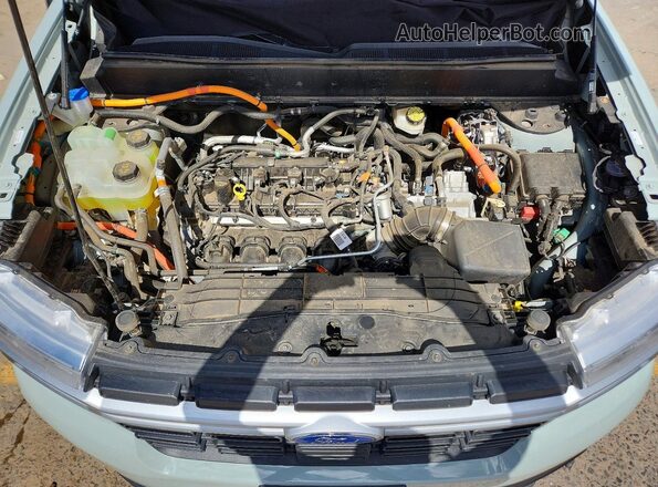 3FTTW8M31RRA68514 2024 FORD MAVERICK Gray Widok wnętrza z tyłu