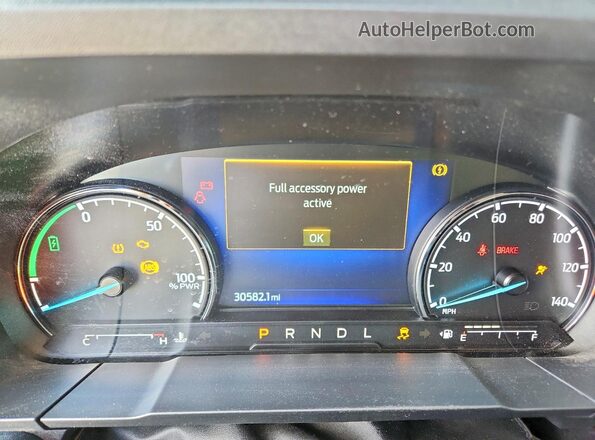 3FTTW8M31RRA68514 2024 FORD MAVERICK Gray Widok zestawu wskaźników