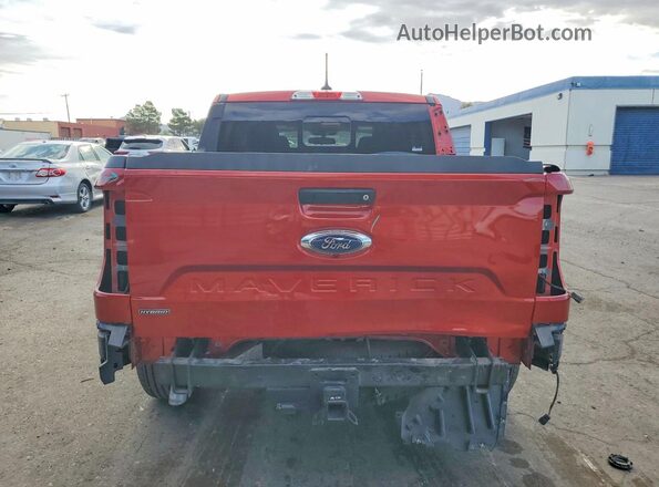 3FTTW8M35RRB21683 2024 FORD MAVERICK Оранжевый Вид сзади