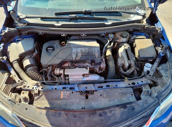 3G1BE5SM2HS531754 2017 CHEVROLET CRUZE Blue Widok wnętrza z tyłu