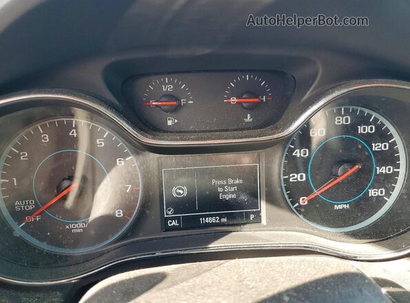 3G1BE6SM2HS541920 2017 CHEVROLET CRUZE Blue Vista del cuadro de instrumentos