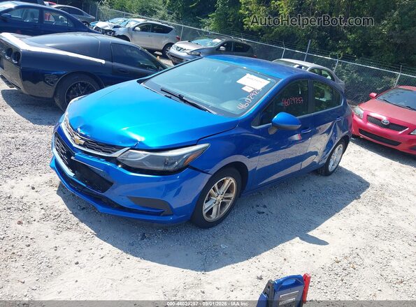 3G1BE6SM5HS504764 2017 CHEVROLET CRUZE Blue Передня ліва чверть