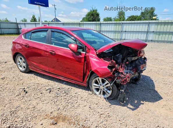 3G1BE6SM8HS532672 2017 CHEVROLET CRUZE Red Delantero derecho