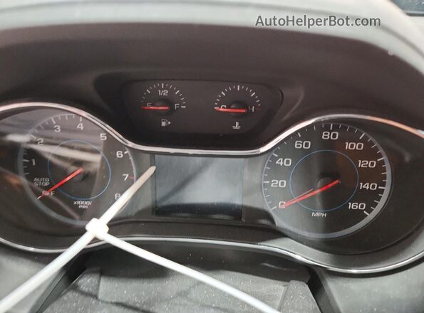 3G1BE6SM8JS606324 2018 CHEVROLET CRUZE White Widok zestawu wskaźników
