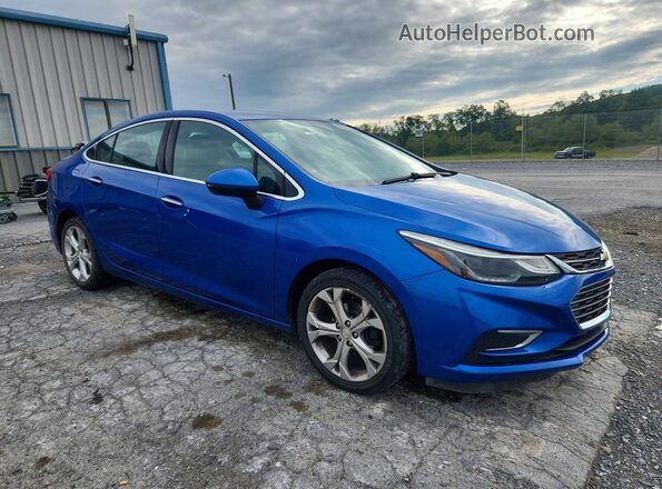 3G1BF5SM3HS564758 2017 CHEVROLET CRUZE Синий Передняя правая четверть