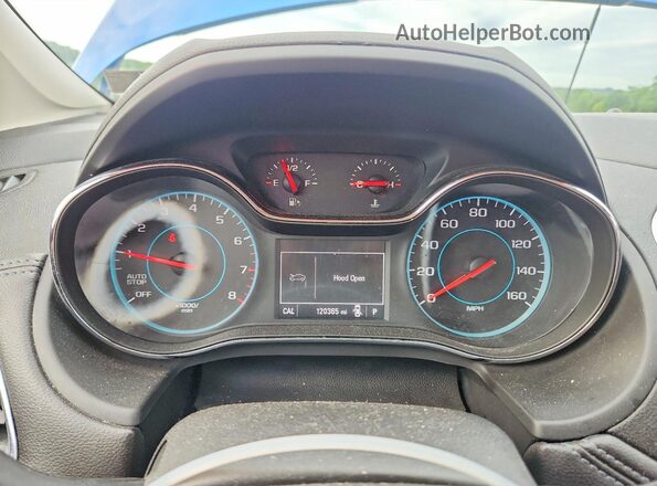 3G1BF5SM3HS564758 2017 CHEVROLET CRUZE Синий Вид щитка приборов