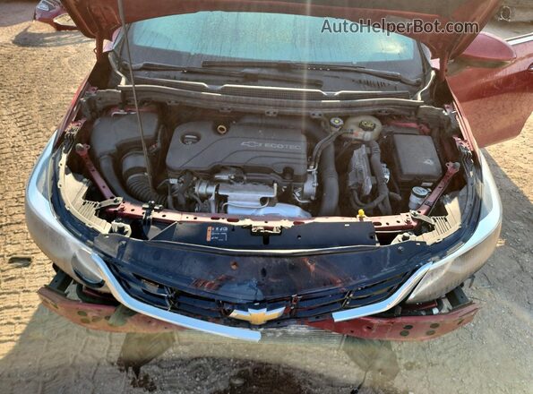 3G1BF6SM5HS572026 2017 CHEVROLET CRUZE Red Rear interior view